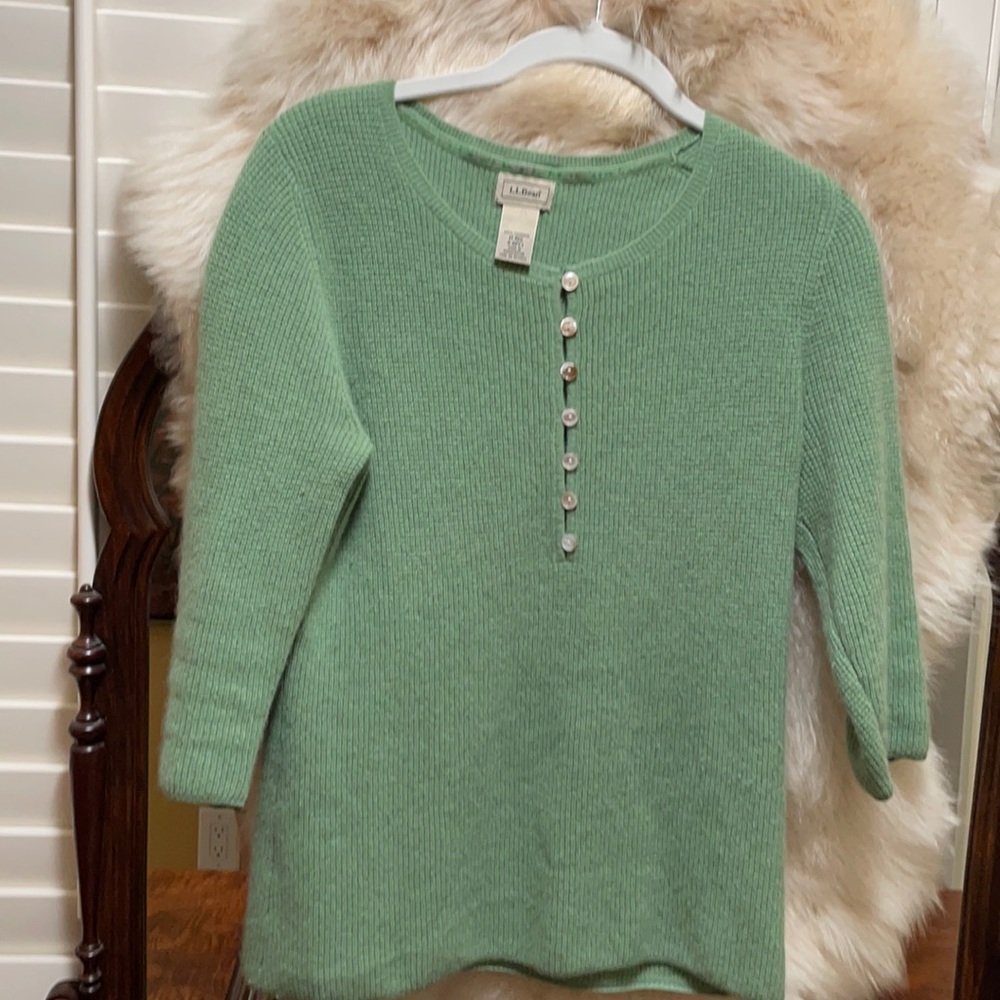 LL Bean cashmere sweater